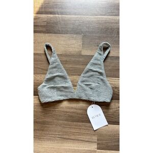 $168 NWT Rumer The Label Cassidy Bralette Womens Small Seafoam Textured